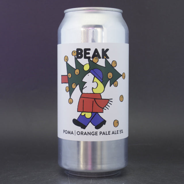 This is a can of Beak Brewery - Poma - 5% (440ml). It is a Pale Ale craft beer available to buy from Ghost Whale, voted London's best craft beer shop.