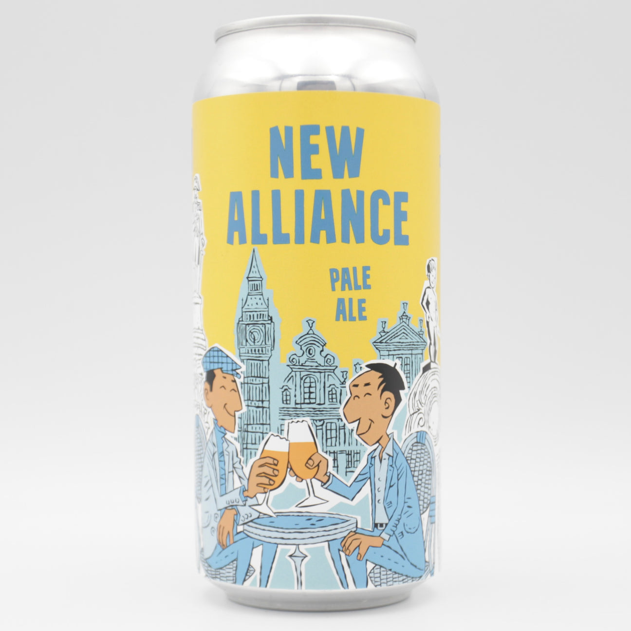 This is a can of Burning Sky / De la Senne - New Alliance - 4.5% (440ml). It is a Pale Ale craft beer available to buy from Ghost Whale, voted London's best craft beer shop.