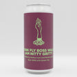 This is a can of Pomona Island - Tank Fly Boss Walk Jam Nitty Gritty - 8% (440ml). It is a Double IPA craft beer available to buy from Ghost Whale, voted London's best craft beer shop.
