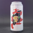 This is a can of Whiplash - Fruit Salad Days: Passionfruit - 3.8% (440ml). It is a Sour craft beer available to buy from Ghost Whale, voted London's best craft beer shop.