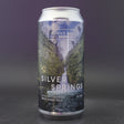 This is a can of Burnt Mill - Silver Springs - 4% (440ml). It is a Pale Ale craft beer available to buy from Ghost Whale, voted London's best craft beer shop.