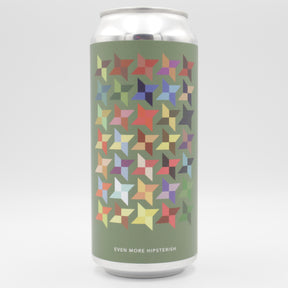 This is a can of Evil Twin / Monkish - Even More Hipsterish - 7% (473ml). It is a IPA craft beer available to buy from Ghost Whale, voted London's best craft beer shop.