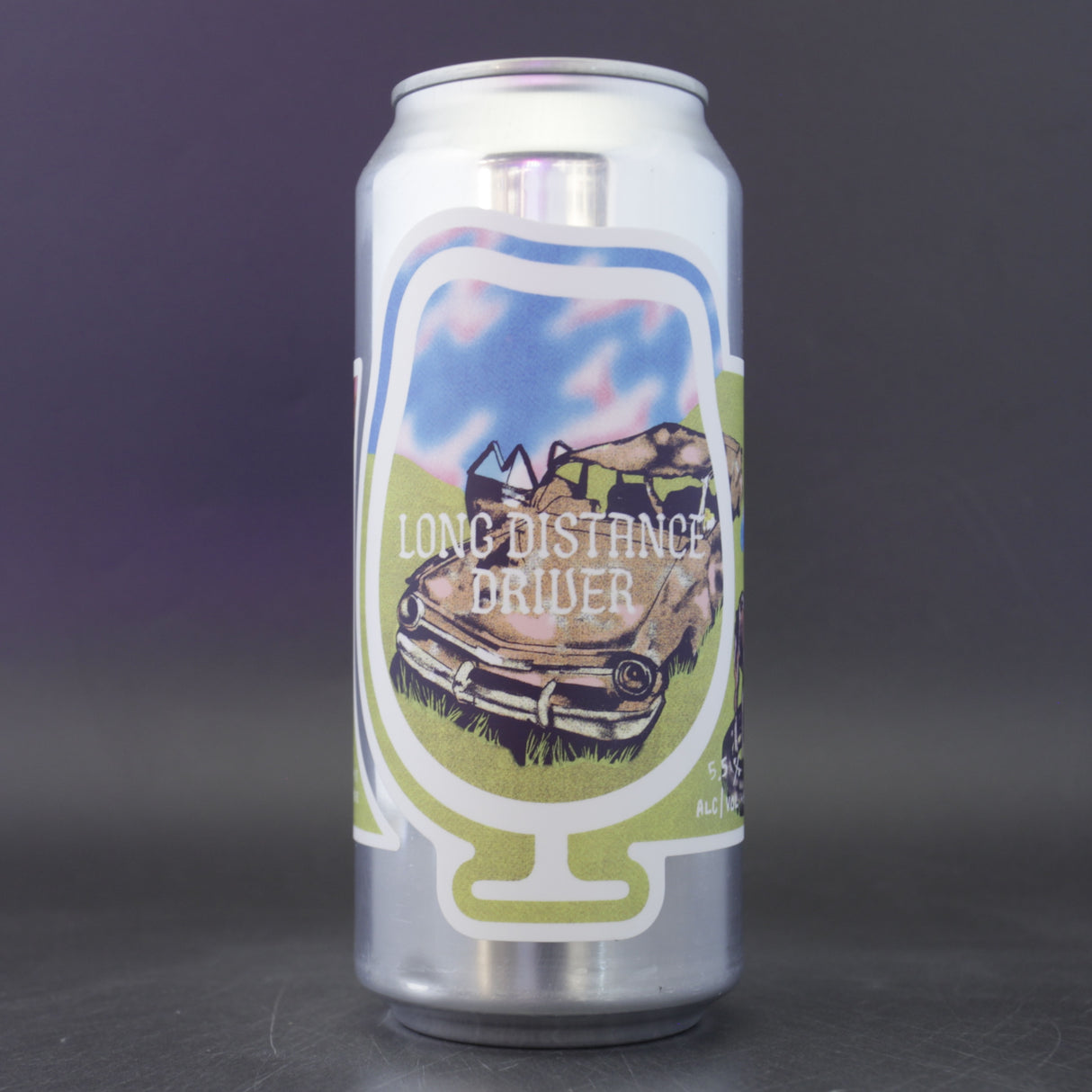 This is a can of Foam - Long Distance Driver - 5.5% (473ml). It is a IPA craft beer available to buy from Ghost Whale, voted London's best craft beer shop.