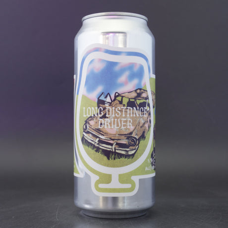 This is a can of Foam - Long Distance Driver - 5.5% (473ml). It is a IPA craft beer available to buy from Ghost Whale, voted London's best craft beer shop.