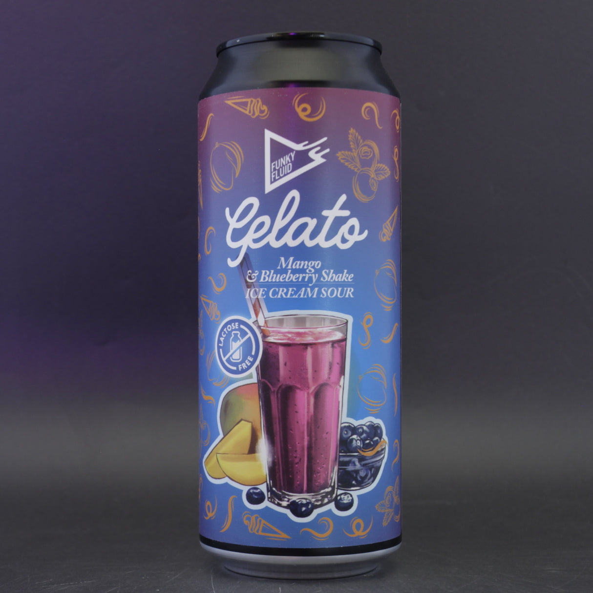 Funky Fluid - Gelato: Mango Blueberry Shake - 5.5% (500ml)