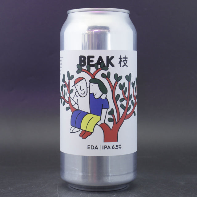 This is a can of Beak Brewery - Eda - 6.5% (440ml). It is a IPA craft beer available to buy from Ghost Whale, voted London's best craft beer shop.