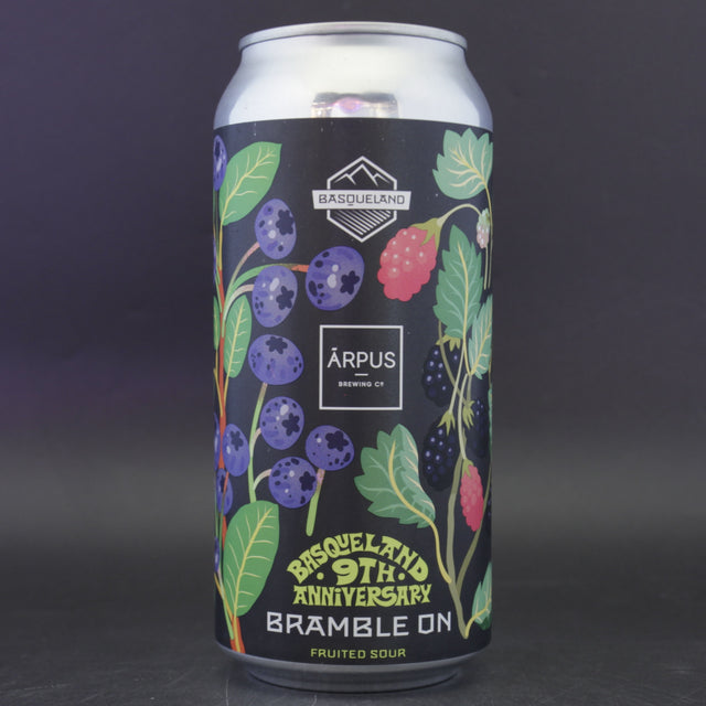 Basqueland / Arpus Brewing Co - Bramble On - 5.7% (440ml) is a  Sour craft Beer available to buy from Ghost Whale - voted London's best craft beer shop.