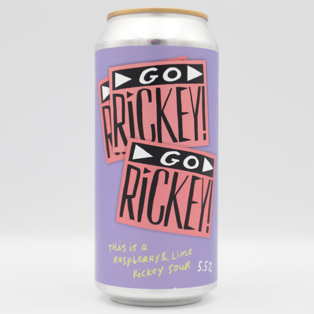 This is a can of Pretty Decent - Go Rickey! Go Rickey! - 5.5% (440ml). It is a Sour craft beer available to buy from Ghost Whale, voted London's best craft beer shop.