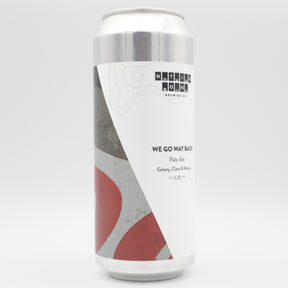This is a can of Nothing Bound - We Go Way Back - 5.2% (500ml). It is a Pale Ale craft beer available to buy from Ghost Whale, voted London's best craft beer shop.