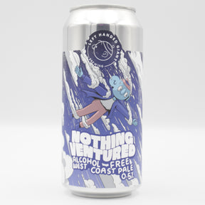This is a can of Left Handed Giant - Nothing Ventured - 0.5% (440ml). It is a Pale Ale craft beer available to buy from Ghost Whale, voted London's best craft beer shop.