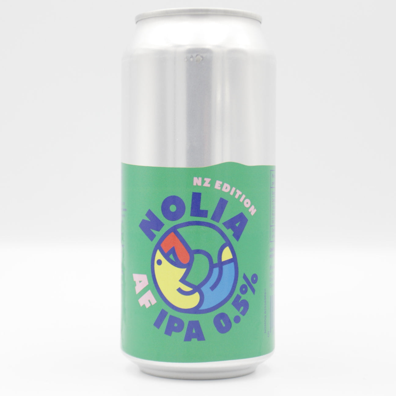 This is a can of Nolia - Nolia IPA: New Zealand Edition - 0.5% (440ml). It is a IPA craft beer available to buy from Ghost Whale, voted London's best craft beer shop.
