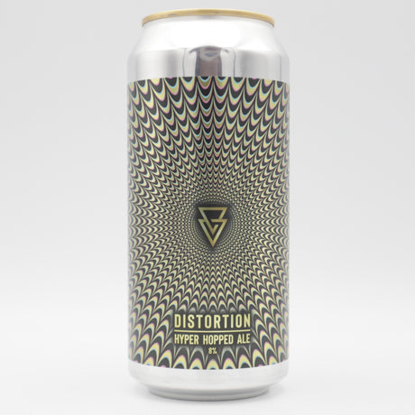 This is a can of Azvex - Distortion - 8% (440ml). It is a Double IPA craft beer available to buy from Ghost Whale, voted London's best craft beer shop.