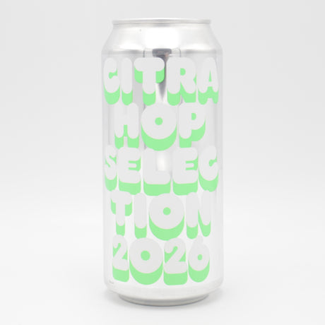 This is a can of Omnipollo - Citra Hop Selection 2026 - 8% (440ml). It is a Double IPA craft beer available to buy from Ghost Whale, voted London's best craft beer shop.