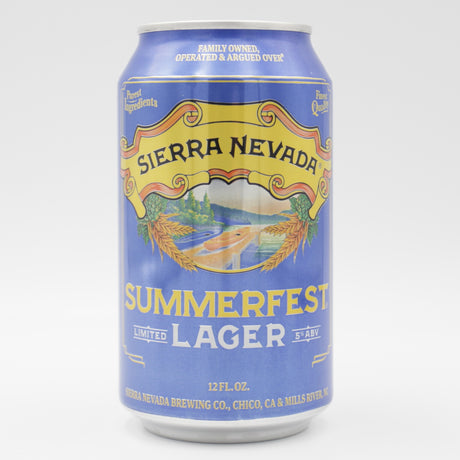 This is a can of Sierra Nevada - Summerfest - 5% (355ml). It is a Lager / Pilsner / Kölsch craft beer available to buy from Ghost Whale, voted London's best craft beer shop.