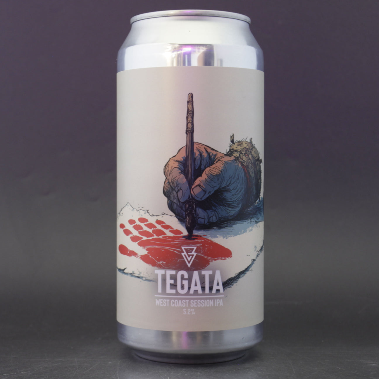 This is a can of Azvex - Tegata - 5.2% (440ml). It is a Session IPA craft beer available to buy from Ghost Whale, voted London's best craft beer shop.