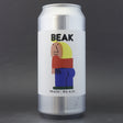 This is a can of Beak Brewery - Peach - 6.5% (440ml). It is a IPA craft beer available to buy from Ghost Whale, voted London's best craft beer shop.