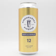 This is a can of Vinohradsky Pivovar - Vinohradská 12 Non-Alcoholic - 0.5% (500ml). It is a Lager / Pilsner / Kölsch craft beer available to buy from Ghost Whale, voted London's best craft beer shop.