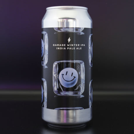 This is a can of Garage Beer Co - Winter IPA - 6% (440ml). It is a IPA craft beer available to buy from Ghost Whale, voted London's best craft beer shop.