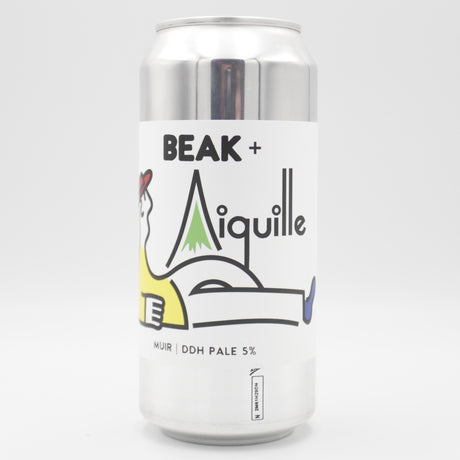 This is a can of Beak - Muir - 5% (440ml). It is a Pale Ale craft beer available to buy from Ghost Whale, voted London's best craft beer shop.