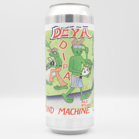 This is a can of DEYA - Sound Machine Groove - 8% (500ml). It is a Double IPA craft beer available to buy from Ghost Whale, voted London's best craft beer shop.