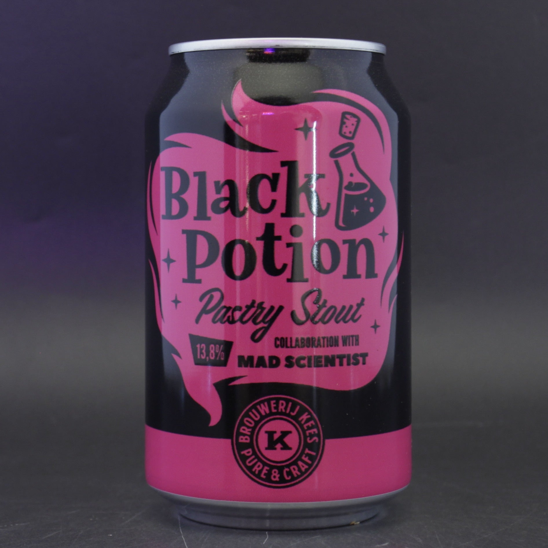 Kees  Mad Scientist - Black Potion - 13.8% (330ml) - Ghost Whale