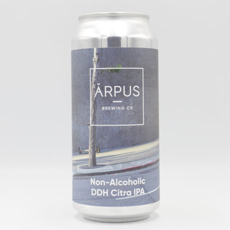 This is a can of Arpus Brewing Co - Non Alcoholic DDH Citra IPA - 0.5% (440ml). It is a IPA craft beer available to buy from Ghost Whale, voted London's best craft beer shop.
