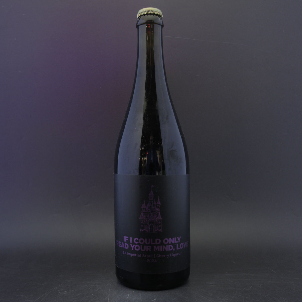 This is a sharing bottle of Pomona Island - If I Could Only Read Your Mind Love - 10% (750ml). It is a Imperial Stout / Porter craft beer available to buy from Ghost Whale, voted London's best craft beer shop.