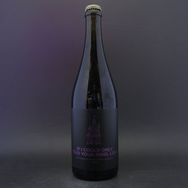 This is a sharing bottle of Pomona Island - If I Could Only Read Your Mind Love - 10% (750ml). It is a Imperial Stout / Porter craft beer available to buy from Ghost Whale, voted London's best craft beer shop.