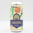 This is a can of Vault City - Peach & Lemongrass Limonata - 4.3% (440ml). It is a Sour craft beer available to buy from Ghost Whale, voted London's best craft beer shop.