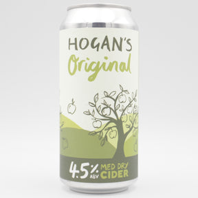 This is a can of Hogan's - Original Draft - 4.5% (440ml). It is a  craft cider available to buy from Ghost Whale, voted London's best craft beer shop.
