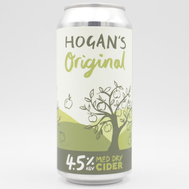 This is a can of Hogan's - Original Draft - 4.5% (440ml). It is a  craft cider available to buy from Ghost Whale, voted London's best craft beer shop.