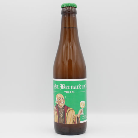 This is a bottle of St Bernardus - Tripel - 8% (330ml). It is a Belgian Style craft beer available to buy from Ghost Whale, voted London's best craft beer shop.