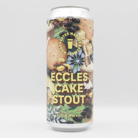 This is a can of Marble Beers - Eccles Cake Stout - 8.4% (500ml). It is a Stout / Porter craft beer available to buy from Ghost Whale, voted London's best craft beer shop.