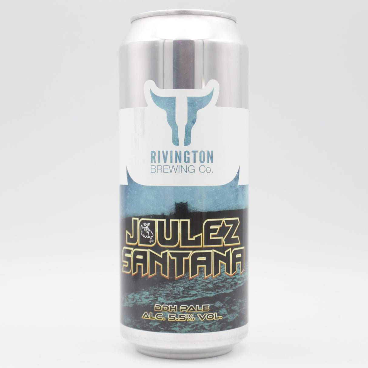 This is a can of Rivington - Joulez Santana - 5.5% (500ml). It is a Pale Ale craft beer available to buy from Ghost Whale, voted London's best craft beer shop.