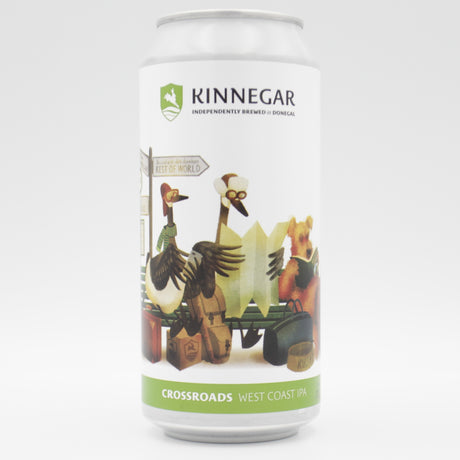 This is a can of Kinnegar - Crossroads - 6.2% (440ml). It is a IPA craft beer available to buy from Ghost Whale, voted London's best craft beer shop.