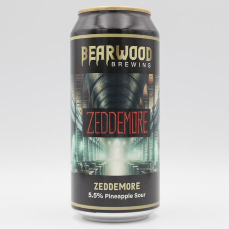 This is a can of Bearwood - Zeddemore - 5.5% (440ml). It is a Sour craft beer available to buy from Ghost Whale, voted London's best craft beer shop.