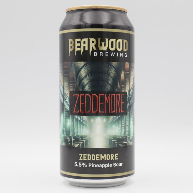 This is a can of Bearwood - Zeddemore - 5.5% (440ml). It is a Sour craft beer available to buy from Ghost Whale, voted London's best craft beer shop.