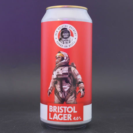 This is a can of New Bristol Brewery - Bristol Lager - 4.6% (440ml). It is a Lager / Pilsner / Kölsch craft beer available to buy from Ghost Whale, voted London's best craft beer shop.
