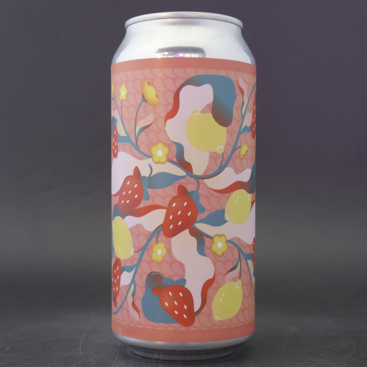 This is a can of UnBarred / Vault City - Strawberry Clouds - 4.8% (440ml). It is a Sour craft beer available to buy from Ghost Whale, voted London's best craft beer shop.