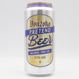 This is a can of Donzoko - Pretend Beer - 0.5% (440ml). It is a IPA craft beer available to buy from Ghost Whale, voted London's best craft beer shop.