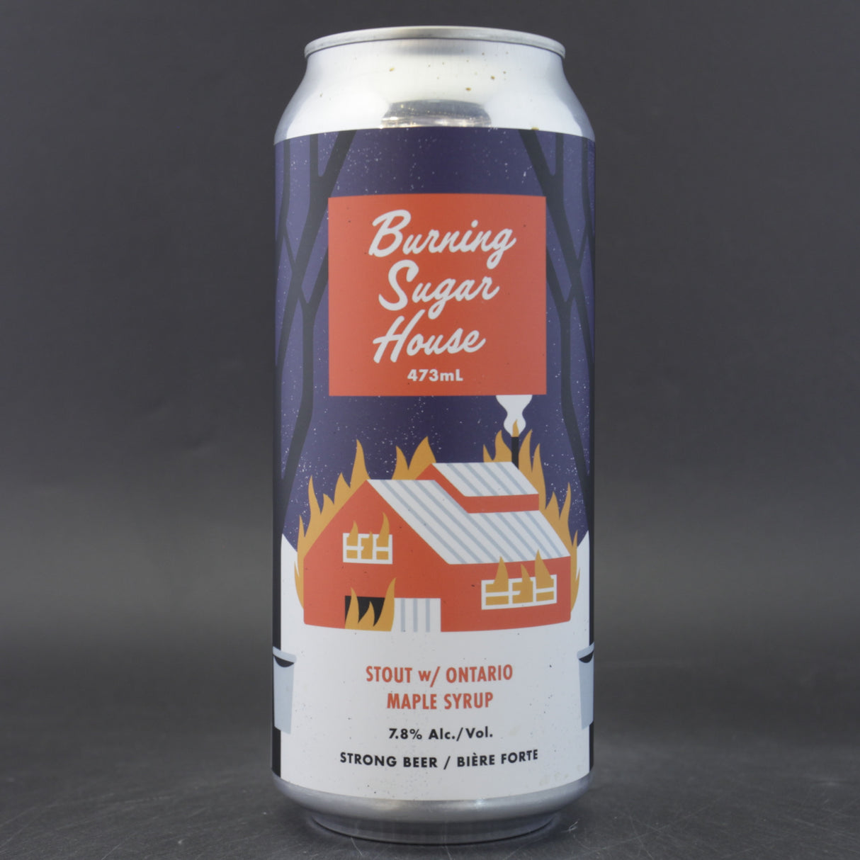 This is a can of Bellwoods / The Veil - Burning Sugar House - 7.8% (473ml). It is a Stout / Porter craft beer available to buy from Ghost Whale, voted London's best craft beer shop.