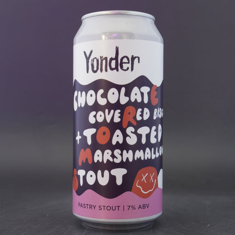 This is a can of Yonder - S'more - 7% (440ml). It is a Stout / Porter craft beer available to buy from Ghost Whale, voted London's best craft beer shop.