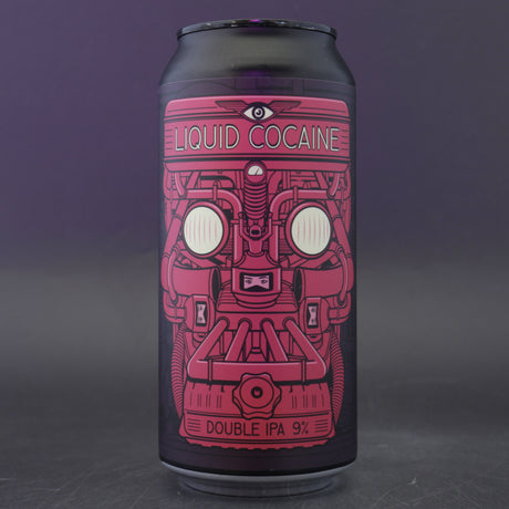 This is a can of Mad Scientist - Liquid Cocaine - 9% (440ml). It is a Double IPA craft beer available to buy from Ghost Whale, voted London's best craft beer shop.