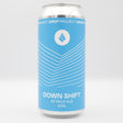 This is a can of Drop Project - Down Shift - 0.5% (440ml). It is a IPA craft beer available to buy from Ghost Whale, voted London's best craft beer shop.