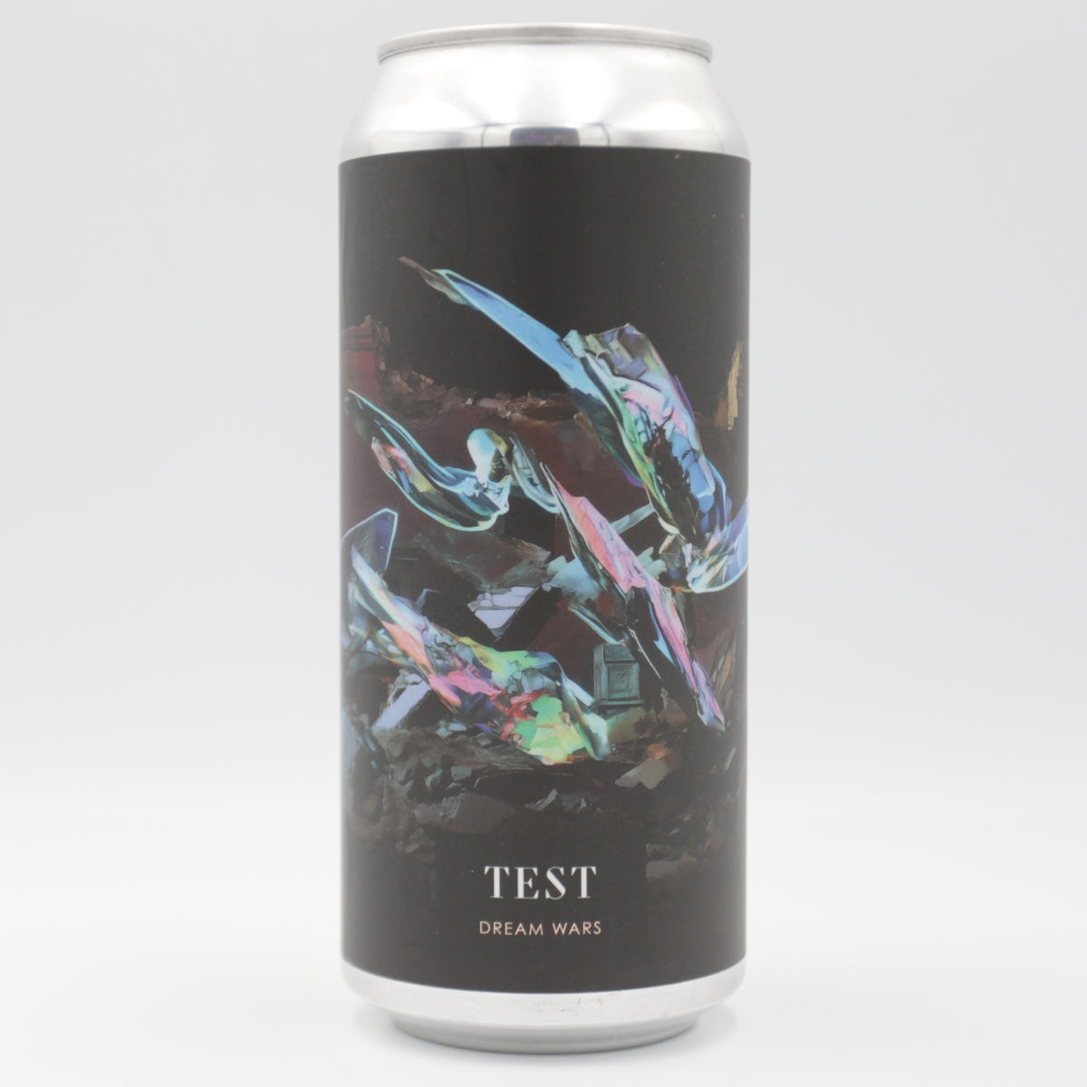 This is a can of TEST - Dream Wars - 9.5% (473ml). It is a Triple IPA craft beer available to buy from Ghost Whale, voted London's best craft beer shop.