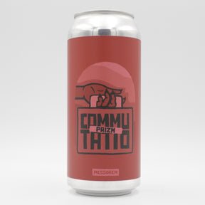 This is a can of Messorem / Prizm - Commutatio Prizm - 6.5% (473ml). It is a IPA craft beer available to buy from Ghost Whale, voted London's best craft beer shop.