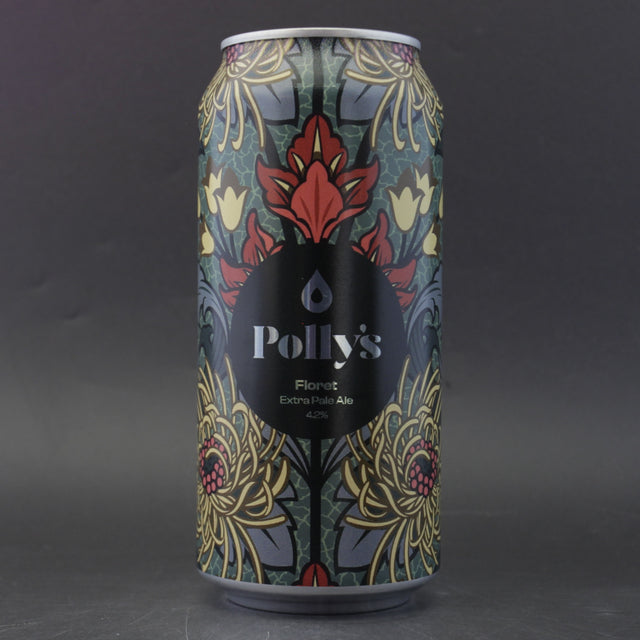 This is a can of Polly's Brew Co - Floret - 4.2% (440ml). It is a Pale Ale craft beer available to buy from Ghost Whale, voted London's best craft beer shop.