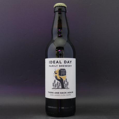 This is a bottle of Ideal Day - There And Back Again - 5.2% (500ml). It is a Lager / Pilsner / Kölsch craft beer available to buy from Ghost Whale, voted London's best craft beer shop.