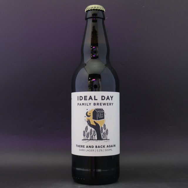 This is a bottle of Ideal Day - There And Back Again - 5.2% (500ml). It is a Lager / Pilsner / Kölsch craft beer available to buy from Ghost Whale, voted London's best craft beer shop.