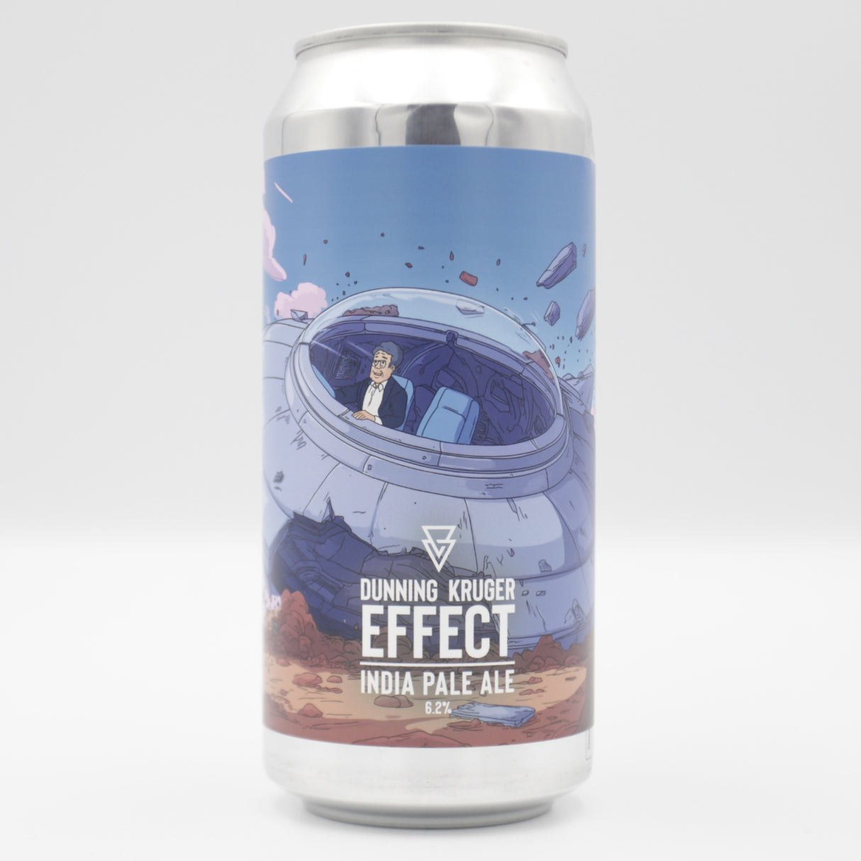 This is a can of Azvex - Dunning Kruger Effect - 6.2% (440ml). It is a IPA craft beer available to buy from Ghost Whale, voted London's best craft beer shop.